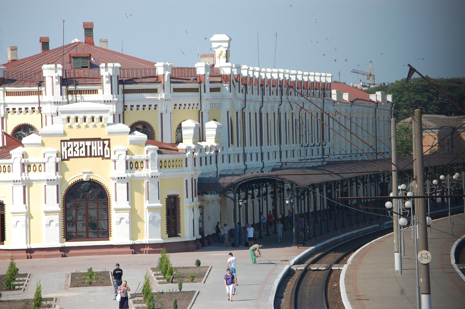 Відреставрований залізничний вокзал