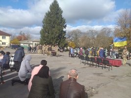 Козятинці сьогодні провели у останню дорогу ще одного загиблого Героя-захисника