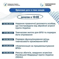 Стартують правопросвітницькі онлайн-заходи для підвищення обізнаності ВПО