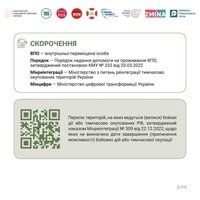 Корисна інфографіка щодо змін в підтримці ВПО