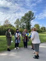 З нагоди відзначення 156 річниці народження видатного українця Михайла Грушевського міський голова відвідала село Сестринівку