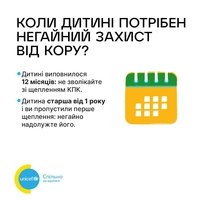 Важлива інформація щодо вакцинування від кору