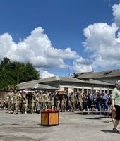 Сьогодні на центральній площі міста відбулось прощання із двома нашими мешканцями