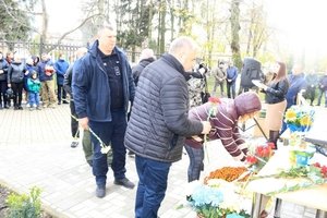 Сьогодні відбулося відкриття меморіальної дошки пам'яті нашого полеглого Захисника Федорука Сергія Васильовича