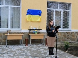 Сьогодні відбулося відкриття меморіальної дошки пам'яті нашого полеглого Захисника Федорука Сергія Васильовича