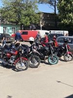 В суботу відбулося відкриття байкерського сезону, під час якого тривав збір на підтримку ЗСУ 