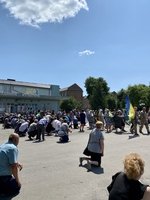 19 червня на центральній площі міста попрощались з Радзіховським Петром Володимировичем