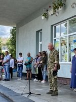 Сьогодні на центральній площі міста відбулось прощання із двома нашими мешканцями