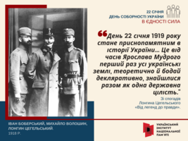 День Соборності України: «В єдності сила»