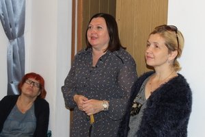 Міський голова Тетяна Єрмолаєва відвідала виставку вишитих ікон та українських рушників