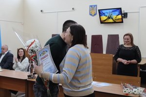 Сьогодні з нагоди Дня працівників суду відзначали працівників Козятинського міськрайонного суду