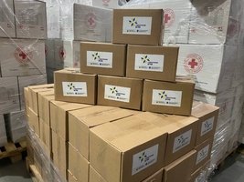 1000 пакунків для догляду за малюком отримали громади Вінниччини від Міжрегіонального координаційного гуманітарного штабу