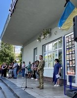 Сьогодні на центральній площі міста відбулось прощання із двома нашими мешканцями