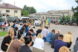 11 липня наша громада прощалася з Воїном України Шкабурою Дмитром Олександровичем