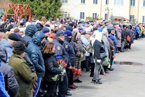 Сьогодні на площі Героїв Майдану відбулось прощання із Героєм нашої країни, громади Іщуком Богданом Олеговичом.