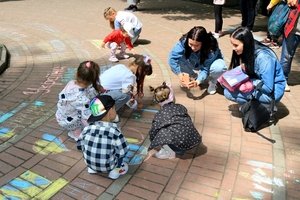 У центральному сквері міста відбулось святкування Міжнародного дня захисту дітей. 