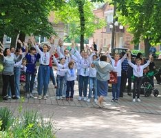 У центральному сквері міста відбулось святкування Міжнародного дня захисту дітей. 