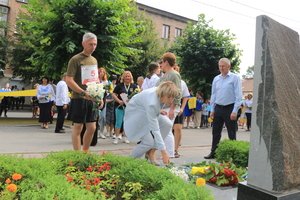 У День Державного Прапора України не забули про загиблих захисників