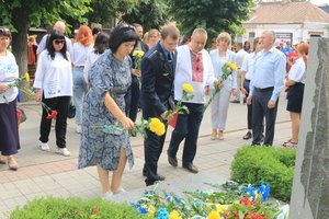 У День Державного Прапора України не забули про загиблих захисників