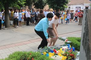 У День Державного Прапора України не забули про загиблих захисників