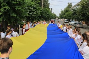 У День Державного Прапора України не забули про загиблих захисників