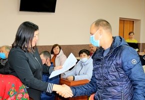 Козятинський міський голова Тетяна Єрмолаєва зустрілася із учасниками бойових дій та членами сімей загиблих