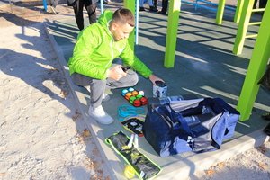 Активний парк, встановлений за гроші бюджету громади, відкрили у сьогодні у міському сквері