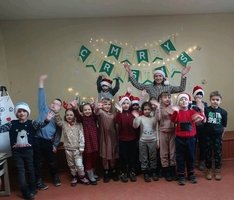 Marry Christmas відзначили вихованці гуртка "English 4U" Козятинського центру дитячої та юнацької творчості