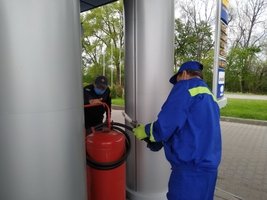 Пожежники перевірили АГЗК ПАТ "Укрнафта" у селі Сокілець