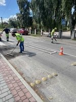 Дорожня розмітка та відновлення дорожніх знаків: Козятин готується до осінньо-зимового періоду