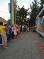 29 серпня відбулась тиха акція «Запали свічку памʼяті» до Дня памʼяті захисників України