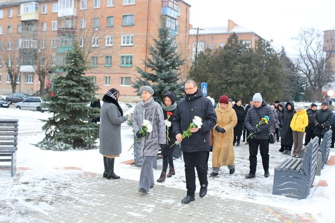 В Козятині провели заходи з нагоди Дня Соборності та Свободи України